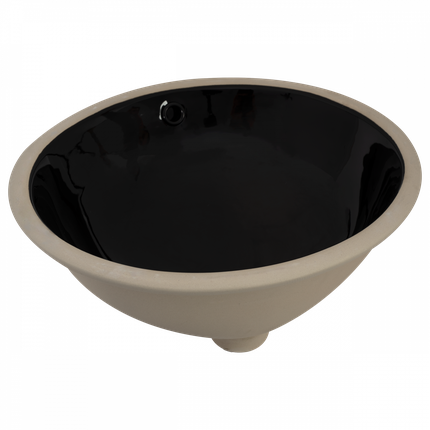 Rea NEL BLACK keramické umývadlo pod dosku 47,5 x 39 cm U1023