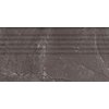 Tubadzin Grand Cave graphite rektifikovaná schodnica matná 29,6 x 59,8 cm