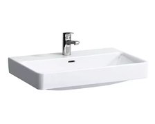 LAUFEN PRO S keramické umývadlo, brúsená spodná hrana, s 1 otvorom 70 x 46,5 cm biele H8169670001041