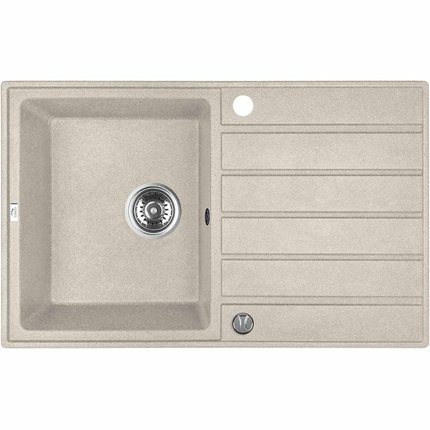 Laveo MARGARITA granitový drez 79 x 49 cm, bež SBM_411T