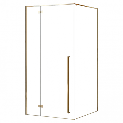 Rea FARGO GOLD sprchový kút 90 x 90 x 195 cm sklo číre K4903