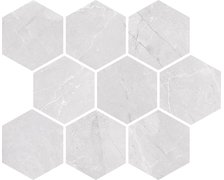 Ceramika Konskie Braga white mozaika lesklá 23,5 x 28,6 cm