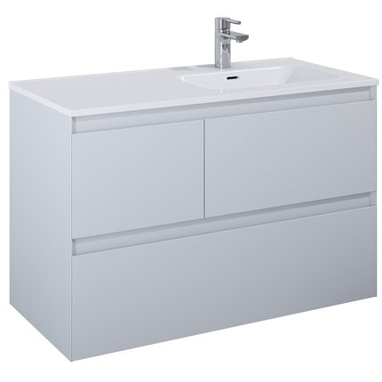 Elita SPLIT skrinka pod umývadlo 100 cm 3S, stone matt 168161