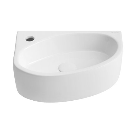 Uptrend – Umývadlo na stenu Avo L 42 × 29 cm biele lesklé ľavé TR4519A