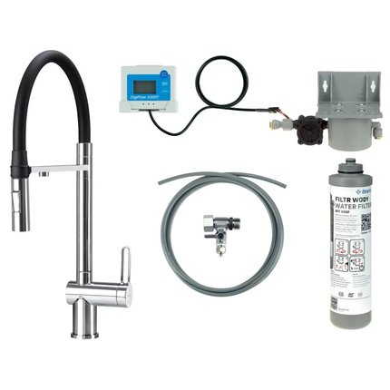 Deante MAGNETIC drezová vodovodná batéria so súpravou na filtráciu vody BRMF075M