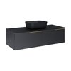 Elita SOHO komoda 2S Čierna matt, 120 x 31,8 x 45,3 cm RE081204047160