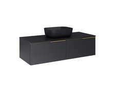 Elita SOHO komoda 2S Čierna matt, 120 x 31,8 x 45,3 cm RE081204047160