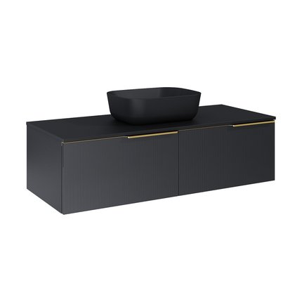 Elita SOHO komoda 2S Čierna matt, 120 x 31,8 x 45,3 cm RE081204047160