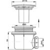 Alcaplast Sifón vaničkový chróm priemer 90 mm A49CR