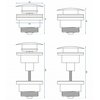 Roca ROMA COMPACT kúpeľňová skrinka pod umývadlo 2S 79,6 x 38,4 cm A857953532
