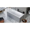 Excellent Lamia SLIM – Obdĺžniková akrylátová vaňa do kúpeľne 170 × 75 cm, biely lesk (WAEX.LAM17WHS)