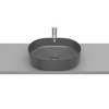 Roca INSPIRA Round FINECERAMIC® umývadlo na dosku 50 x 37 cm, onyx A327520640