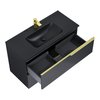 Elita SOHO skrinka pod umývadlo 100 cm 2S black matt PDW 168746