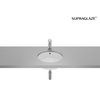 Roca GAP keramické umývadlo pod dosku 35 x 35 cm, biele SUPRAGLAZE® A3270YBS00