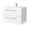 Kúpeľňová skrinka Nava set s umývadlom 70 cm 004-SU70-02-UP-4530-700