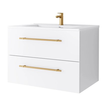 Kúpeľňová skrinka Nava set s umývadlom 70 cm 004-SU70-02-UP-4530-700