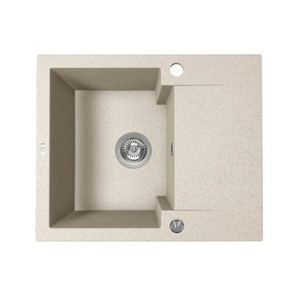 Laveo CHICHI granitový drez 58 x 48 cm, bež SBH_413Y