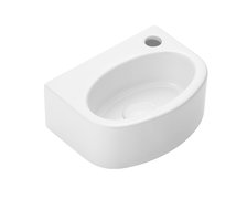 Uptrend – Umývadlo na stenu Bambino 31 × 23 cm biele lesklé pravé TR41037