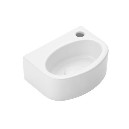 Uptrend – Umývadlo na stenu Bambino 31 × 23 cm biele lesklé pravé TR41037