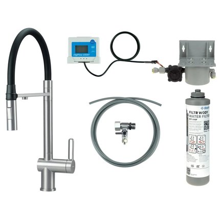 Deante MAGNETIC drezová vodovodná batéria so súpravou na filtráciu vody BRMFF75M