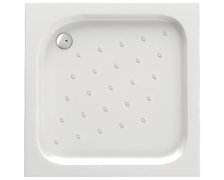 Deante FUNKIA štvorcová sprchová vanička 90 x 16 cm biela KTC_041B
