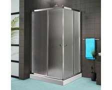 Aquatek FAMILY R14 obdĺžnikový sprchový kút 100 x 80 x 195 cm, profil chróm
