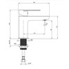 Deante TUBO keramické umývadlo zápustné 80 x 36 cm CTU_638M