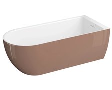 Polimat MURENA voľne stojaca prístenná akrylátová vaňa, mokka 170 x 75 cm 00716