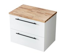 Kúpeľňová skrinka Nava s vrchnou doskou 70 cm 004-SU70-01+999-BL70-01