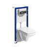 Kolo Geberit SET Duofix Basic Nova Pro inštalačný modul + závesná misa 118.340.21.1