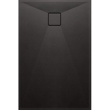Deante CORREO granitová obdĺžniková sprchová vanička 90 x 140 x 3,5 cm antracyt titanium KQR_T47B
