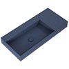 Elita Level ľavé nástenná umývadlo Solid Surface 100,5x45,5 cm Navy Blue matt RE041461187030