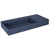 Elita Level ľavé nástenná umývadlo Solid Surface 100,5x45,5 cm Navy Blue matt RE041461187030