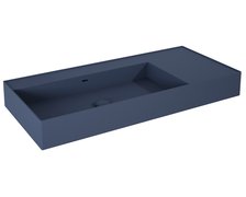 Elita Level ľavé nástenná umývadlo Solid Surface 100,5x45,5 cm Navy Blue matt RE041461187030