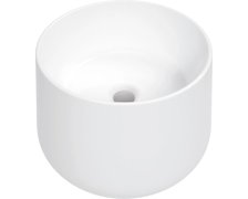 Deante ARNIKA keramické umývadlo na dosku 37,5 cm, biele CGN_6U32