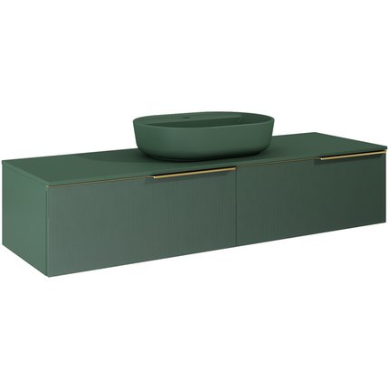 Elita SOHO komoda 2S Forest Green matt, 160 x 31,8 x 45,3 cm RE081604047010