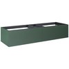 Elita SOHO komoda 2S Forest Green matt, 160 x 31,8 x 45,3 cm RE081604047010