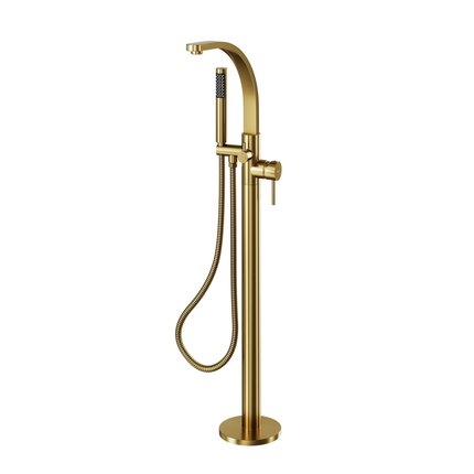 BESCO DECCO III Easy-Box vaňová voľne stojaca batéria brúsená zlatá BW-DIII-ZS