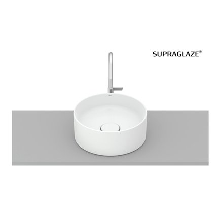 Roca TERRA FINECERAMIC® okrúhle umývadlo na dosku 30 x 30 cm A32787US00