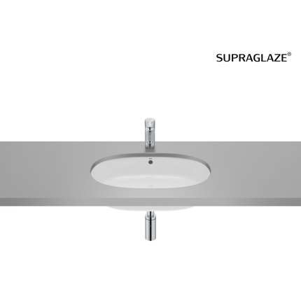 Roca GAP keramické umývadlo pod dosku 55 x 35 cm, biele SUPRAGLAZE® A3270YCS00