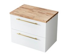 Kúpeľňová skrinka Nava s vrchnou doskou 70 cm 004-SU70-02+999-BL70-01