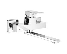 Laveo KVADRATO nástenná umývadlová batéria BLQ_050D