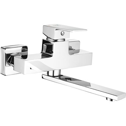 Laveo KVADRATO nástenná umývadlová batéria BLQ_050D