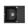 Laveo CHICHI granitový drez 58 x 48 cm, čierny SBH_713Y