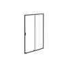 Besco ZARYA BLACK sprchové dvere posuvné 130 x 190 cm sklo číre DZB-130