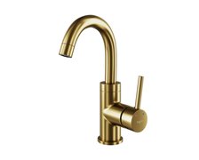 Besco ILLUSION II umývadlová vodovodná batéria brúsená zlatá BU-III-ZS