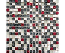 CERAMSTIC skleneno-kamenná mozaika BAZAAR 30,5 x 30,5 cm MSK.31.30X30.MOZ.SZKL.KAM
