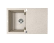 Laveo CHICHI granitový drez 74 x 48 cm, bež SBH_411Y