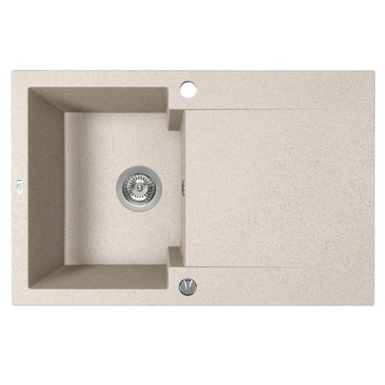 Laveo CHICHI granitový drez 74 x 48 cm, bež SBH_411Y