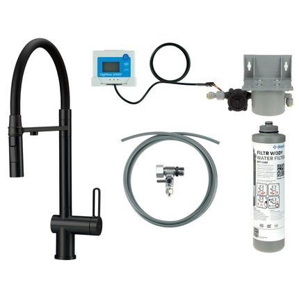 Deante MAGNETIC drezová vodovodná batéria so súpravou na filtráciu vody BRMFN75M